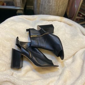 Black Leather Cole Haan heels